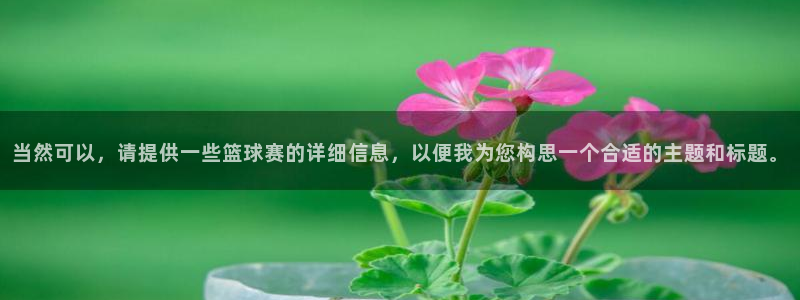 MK体育官网下载入口：当然可以，请提供一些篮球赛的详细信息，